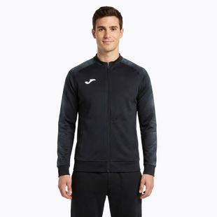 Bluză de alergare pentru bărbați Joma Elite XI Full Zip black/anthracite
