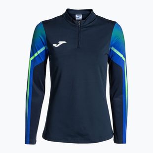 Bluză de alergare pentru femei  Joma Elite XI navy/fluor green