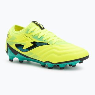 Încălțăminte de fotbal pentru bărbați Joma Powerful FG lemon fluor/turquoise