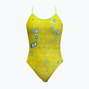 Costum de înot întreg pentru femei RAS Fluid Race Back yellow