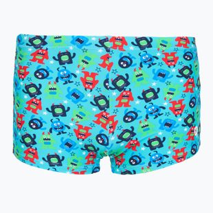 Boxeri de înot pentru copii RAS Monsters Trunks turquoise