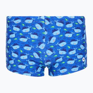 Boxeri de înot pentru copii RAS Whale Trunks denim blue