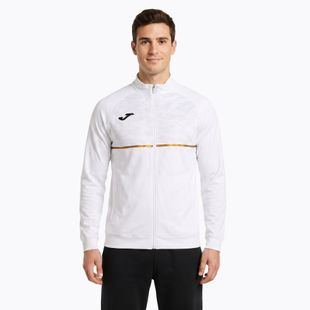 Bluză de alergare pentru bărbați Joma Record III Full Zip white