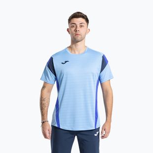 Tricou pentru bărbați Joma Montreal sky blue/dark navy