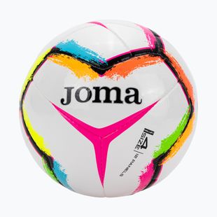 Minge de fotbal Joma Halley II alb/roz fluor mărimea 4