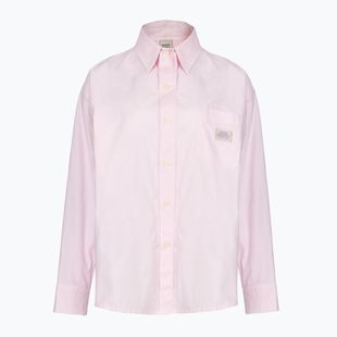 Tricou pentru bărbați Kaotiko Stripes Dark People pink / white
