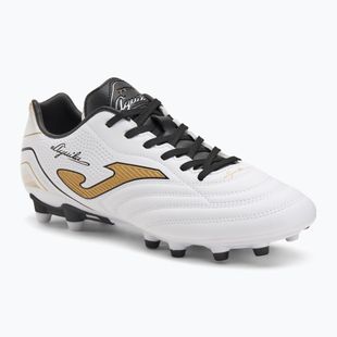 Încălțăminte de fotbal pentru bărbați Joma Aguila FG white/gold