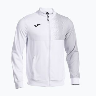 Bluză de tenis pentru bărbați Joma Smash Full Zip white