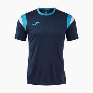Tricou de tenis pentru bărbați Joma Terra dark navy/turquoise fluor