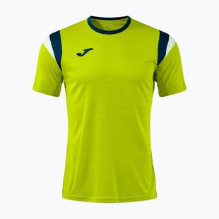 Tricou de tenis pentru bărbați Joma Terra lime/dark navy