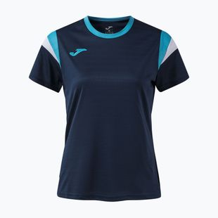Tricou de tenis pentru femei Joma Terra dark navy/turquoise fluor