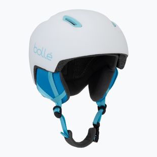 Cască de schi pentru copii Bollé Atmos Youth white/blue matte