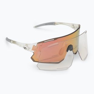 Ochelari de soare Tifosi Rail Race Clarion crystal clear/clarion rose/clear
