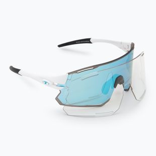 Ochelari de soare Tifosi Rail Race Clarion matte white/clarion blue/clear