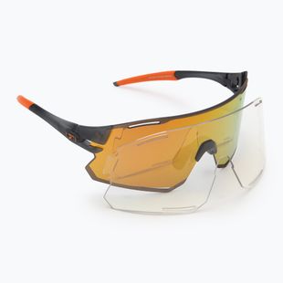 Ochelari de soare Tifosi Rail Race Clarion satin vapor/orange/clear