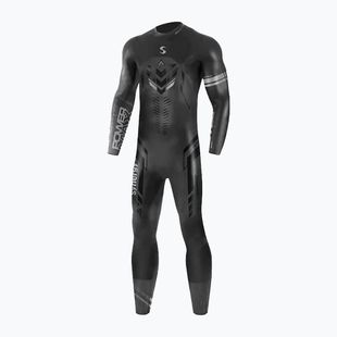 Combinezon de triatlon pentru bărbați Synergy Hybrid EFX4 Full Sleeve Triathlon black