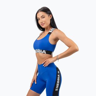 Sutien de antrenament NEBBIA Iconic blue