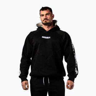 Bluză pentru bărbați NEBBIA Hero Hoodie black