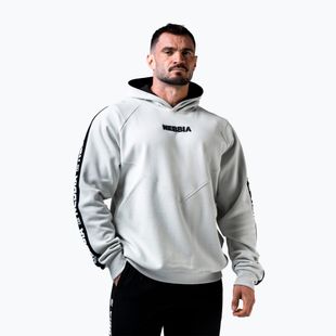 Bluză pentru bărbați NEBBIA Hero Hoodie light grey