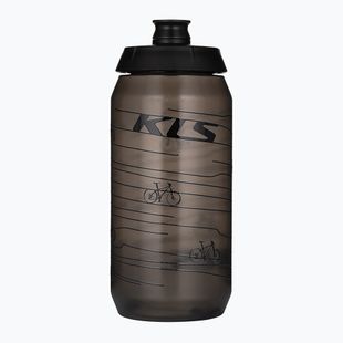 Bidon de bicicletă Kellys Kolibri 550 ml transparent black