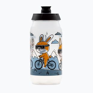Bidon de bicicletă pentru copii Kellys Kolibri 550 ml transparent