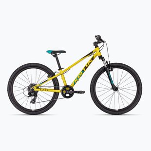 Bicicletă pentru copii Kellys Kiter 50 24" galbenă