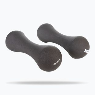 Gantere GymBeam Neoprene Dumbbells 2 x 3 kg dark grey