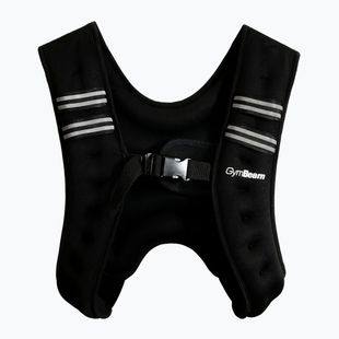Vestă de antrenament cu greutăți GymBeam Weighted Vest 7 kg black
