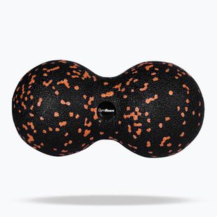Rolă pentru masaj GymBeam DuoRoll black/orange