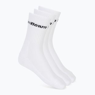 Șosete pentru bărbați GymBeam 32620 3/4 3 pary white