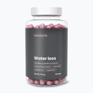 Supliment GymBeam Water Loss - BeastPink 90 kapsułek