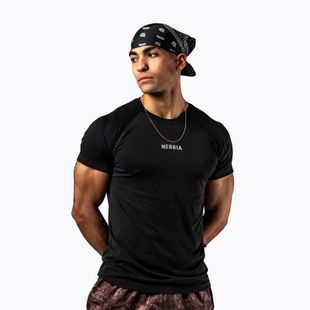 Tricou de antrenament bărbați NEBBIA Power black