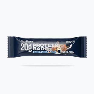 Baton proteic GymBeam 55 g cookies/cream