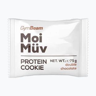 Biscuite proteic GymBeam MoiMüv 75 g double chocolate