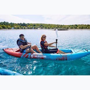 Caiac gonflabil 2-persoane Sun Reflections Tube blue/red