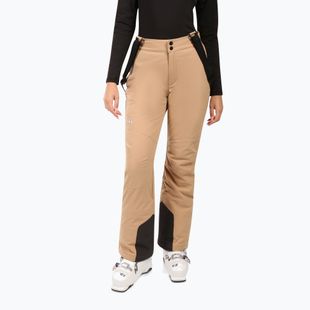 Pantaloni de schi pentru femei Kilpi Elare beige