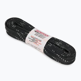 Șireturi pentru patine Tempish Hockey Waxed black