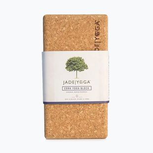 Cub pentru yoga JadeYoga Cork Block Large cork