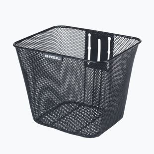 Coș față pentru bicicletă Basil Bilbao FM + FM Stem Holder black