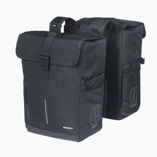 Geantă de bicicletă Basil Move Double Bag 30 l black
