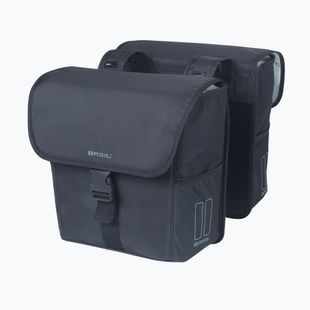 Geantă de bicicletă Basil Go Double Bag 32 l solid black
