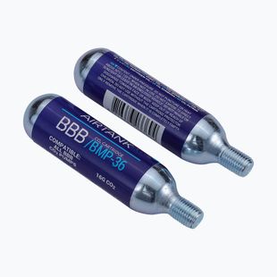 Cartușe cu gaz pentru pompă de bicicletă BBB Cycling Co2 AirTank 16g 10 buc. silver