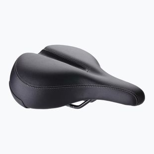 Șa de bicicletă BBB Cycling SoftShape Relaxed 205 mm black