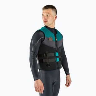 Vestă de siguranță din neopren pentru bărbați JOBE Neoprene negru/albastru 244922011