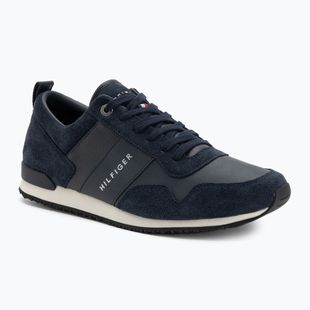 Încălțăminte pentru bărbați Tommy Hilfiger Iconic Leather Suede Mix Runner midnight