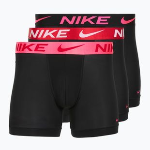Boxeri pentru bărbați Nike Dri-Fit Essential Micro Boxer Brief 3 pary black hyper pink/uni red/black high shine wb