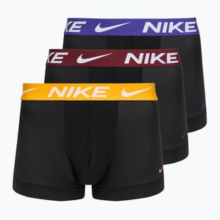 Boxeri pentru bărbați Nike Dri-Fit Essential Micro Trunk 3 pary black university gold/deep night/dark team red wb