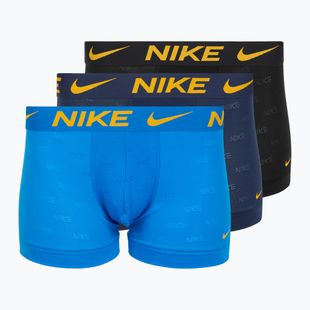 Boxeri pentru bărbați Nike Elite Breathe Trunk 3 perechi photo blue/midnight navy/black