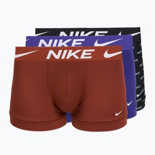 Boxeri pentru bărbați Nike Dri-Fit Essential 3 pairs black nike print/mars stone/deep night