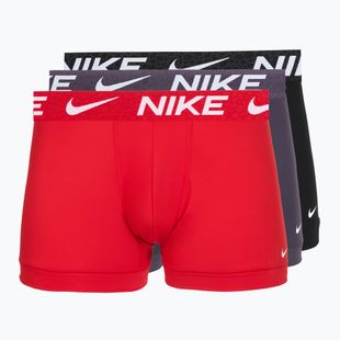 Boxeri pentru bărbați Nike Dri-Fit Essential Micro Trunk 3 pairs sport red
